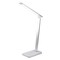 White Rechargeable Dimmable LED Desk Lamp, Table Desklamp Light for Home Office, Bedroom Reading, USB Charging Port 2000mAh, 5 Colors, 5 Brightness